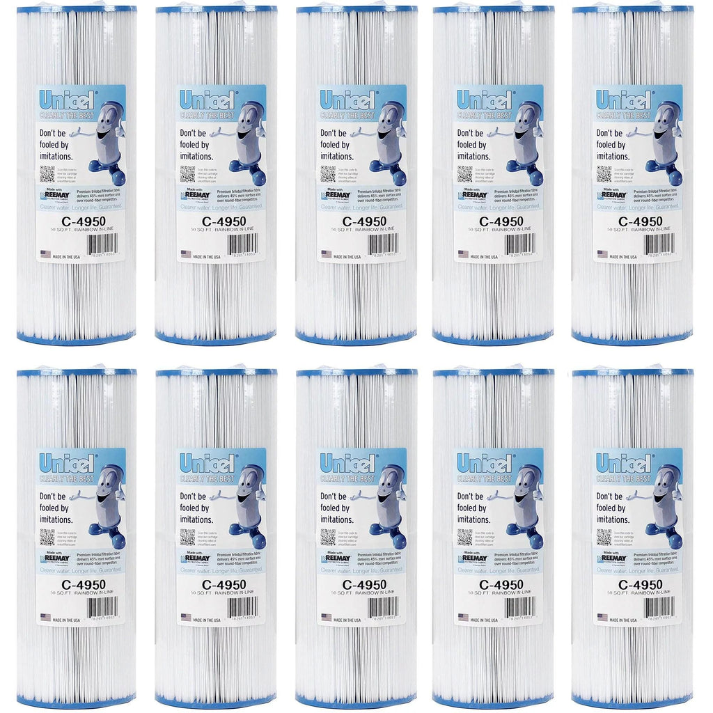 unicel c4950 pool/spa filter replace cartridge c-4950 50 sq ft (10 pack)