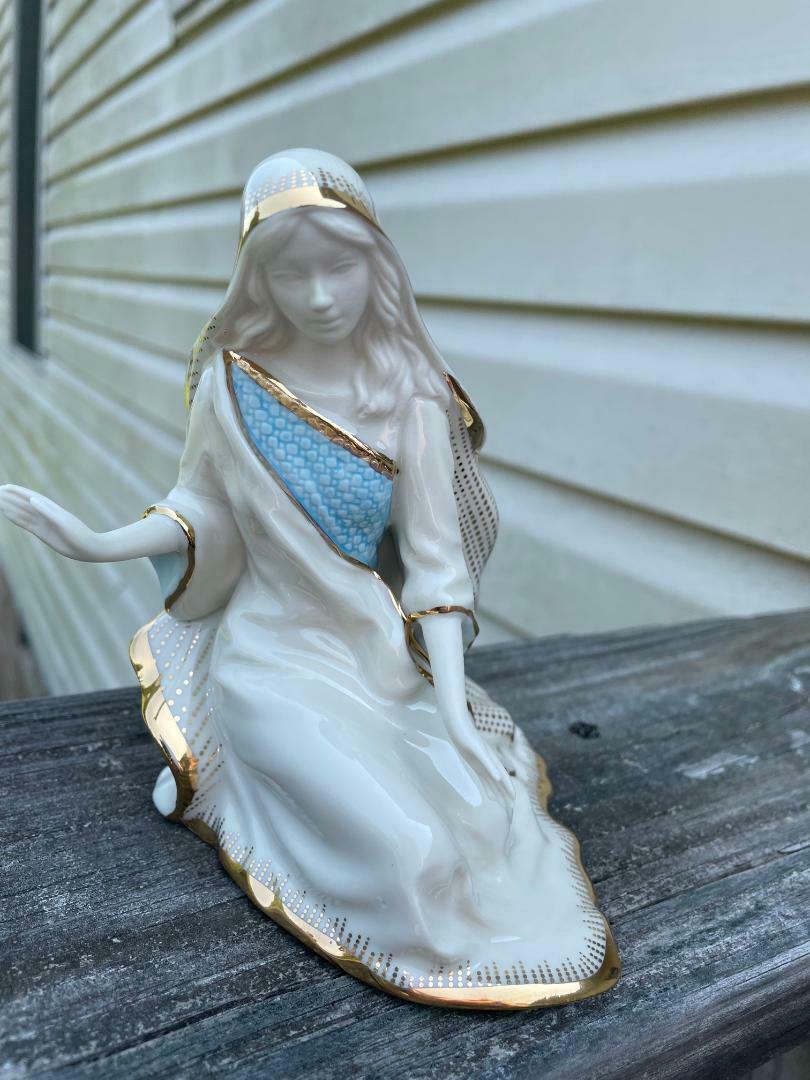 Lenox First Blessing Porcelain 3-Pc Hand-Painted Nativity Set, Holy Family NEW