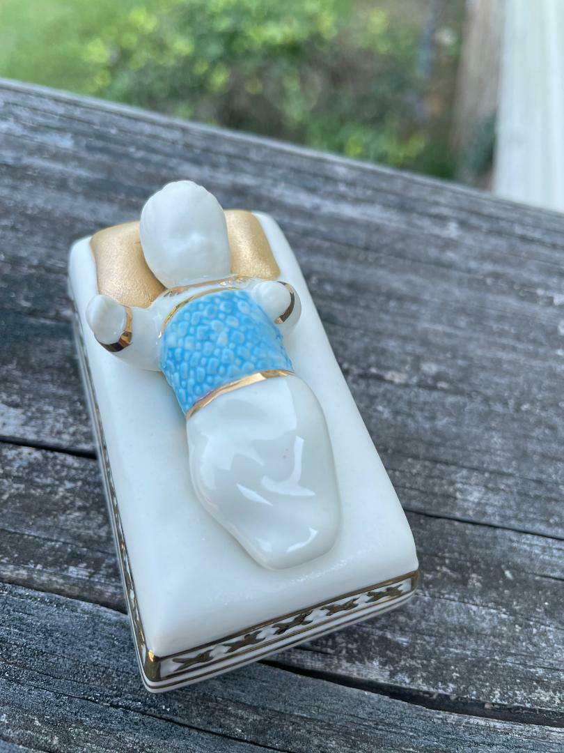 Lenox First Blessing Porcelain 3-Pc Hand-Painted Nativity Set, Holy Family NEW