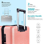 Luggage Sets Expandable 3 Piece Luggage Set(20in,24in,28in)Hardside Suitcase with TSA Lock Spinner