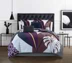 Chic Home Contemporary Floral 9 Piece Comforter Sets, Queen