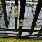 Bestmart INC Heavy Duty Dog CaSquare Tube Crate Kennel Metal Pet Playpen Portable w/Tray New