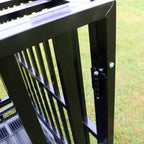 Bestmart INC Heavy Duty Dog CaSquare Tube Crate Kennel Metal Pet Playpen Portable w/Tray New