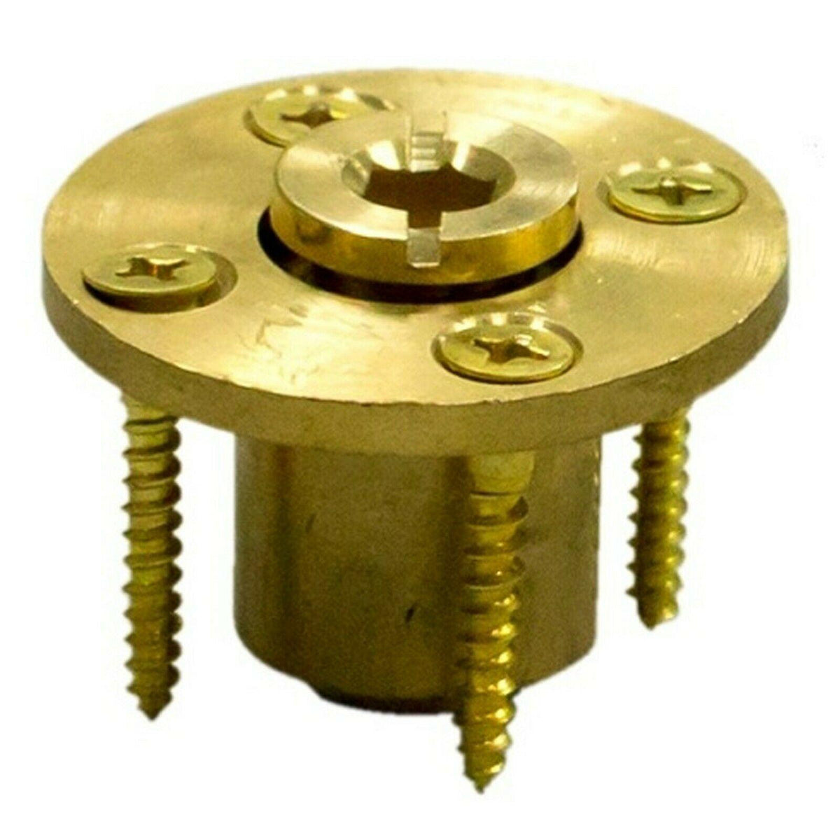 universal brass wood deck anchors for swimming pool safety covers (various qty)