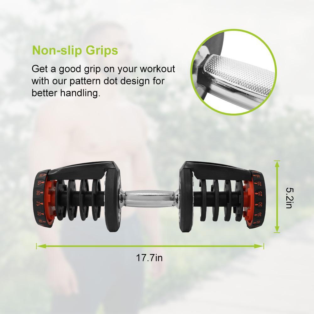 Replacement Adjustable Dumbbell Handlebar 10-90lbs