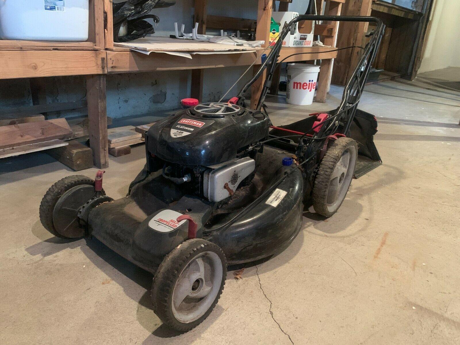 Lawn Mower & Stratton Platinum 7.25 ft-lb 190 cc Self-propelled
