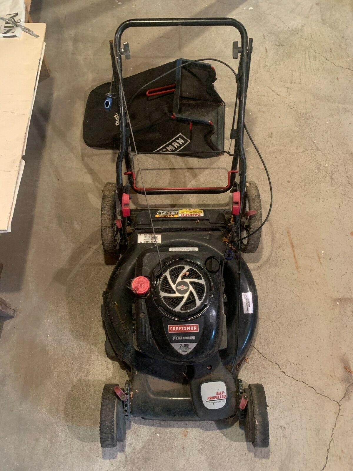 Lawn Mower & Stratton Platinum 7.25 ft-lb 190 cc Self-propelled
