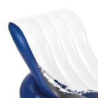 Inflatable Floating Lounge Pool Recliner Chair with Cup Holders (4 Pack)
