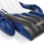 Inflatable Floating Lounge Pool Recliner Chair with Cup Holders (4 Pack)