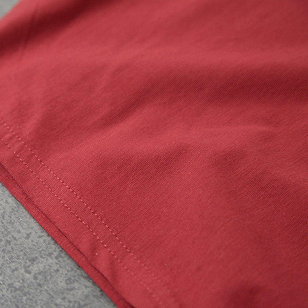 babakud solid casual loose irregular t-shirt