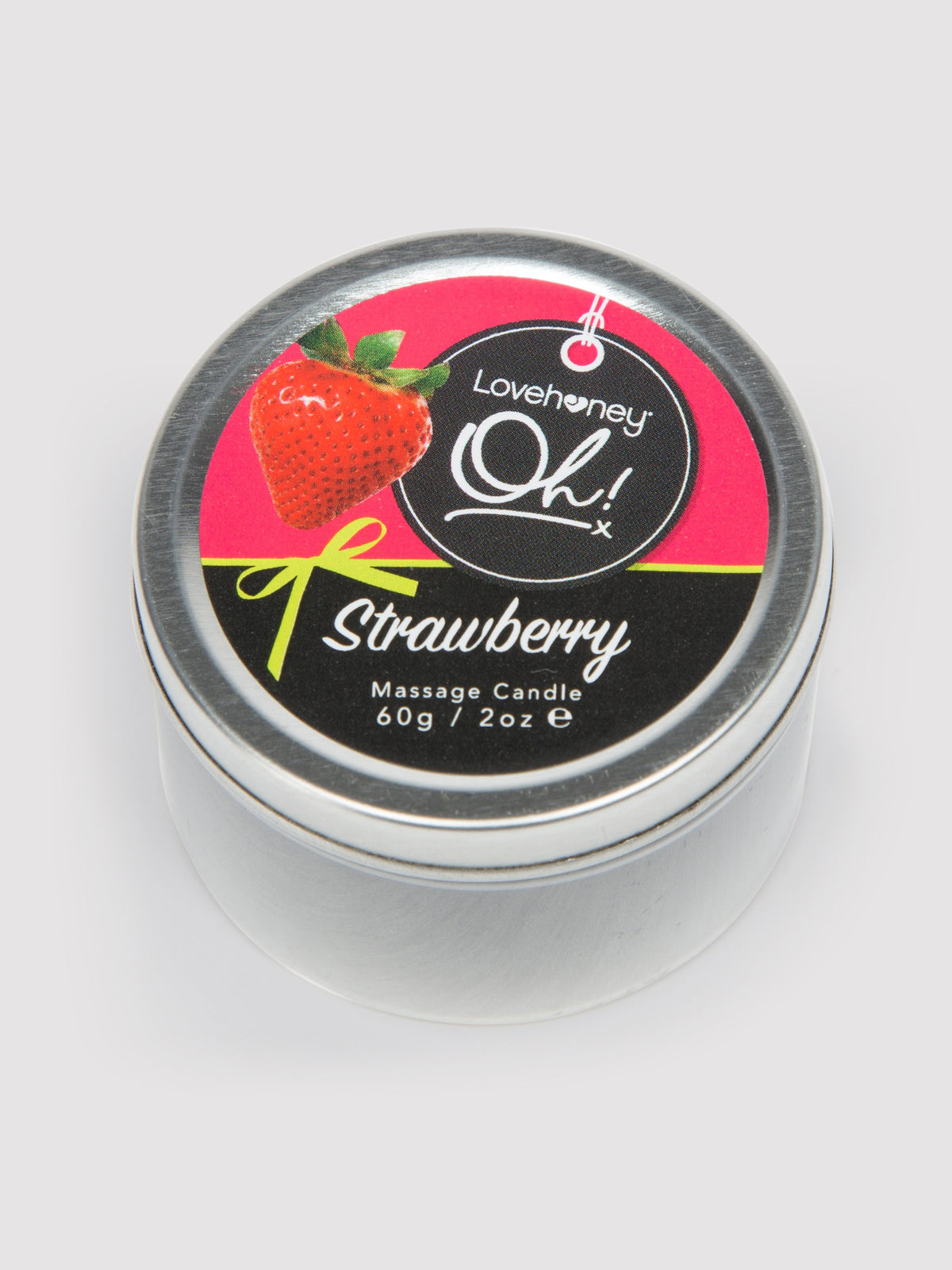 Lovehoney Oh! Strawberry Lickable Massage Candle 2.1oz,