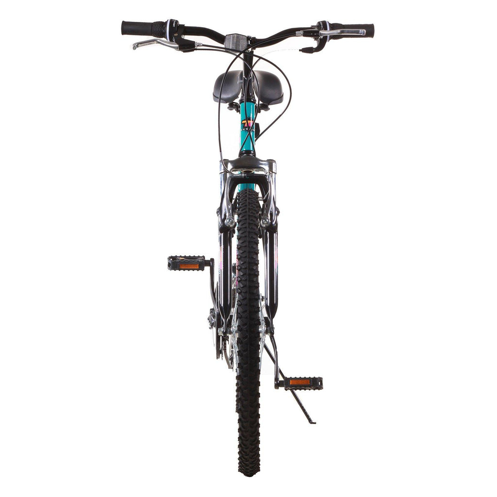 26" Trail 21-Speed Suspension Women's Mountain Bike, Black