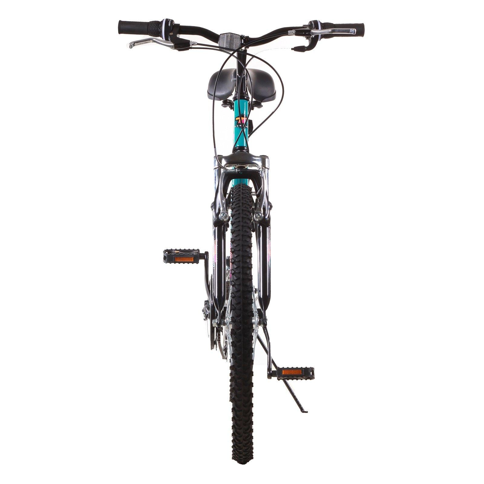 26" Trail 21-Speed Suspension Women's Mountain Bike, Black