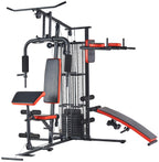 Everyday Essentials RS 90XLS Home Gym System Multiple Purpose Workout Station with 380 lbs of Resistance, 145 lbs Weight Stack, Comes with Installation Instruction Video