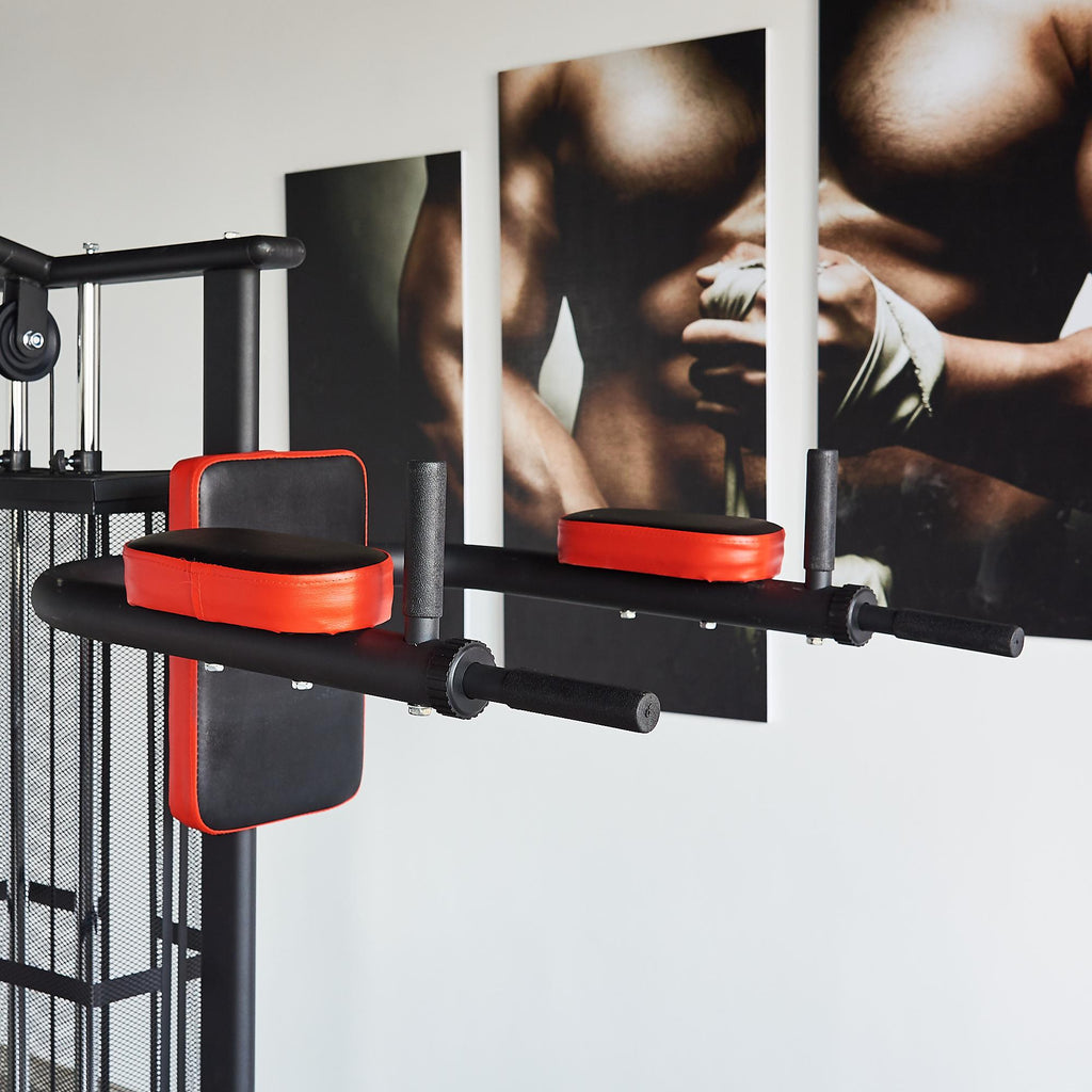 Everyday Essentials RS 90XLS Home Gym System Multiple Purpose Workout Station with 380 lbs of Resistance, 145 lbs Weight Stack, Comes with Installation Instruction Video