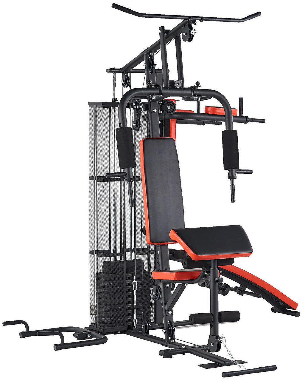 Everyday Essentials RS 90XLS Home Gym System Multiple Purpose Workout Station with 380 lbs of Resistance, 145 lbs Weight Stack, Comes with Installation Instruction Video