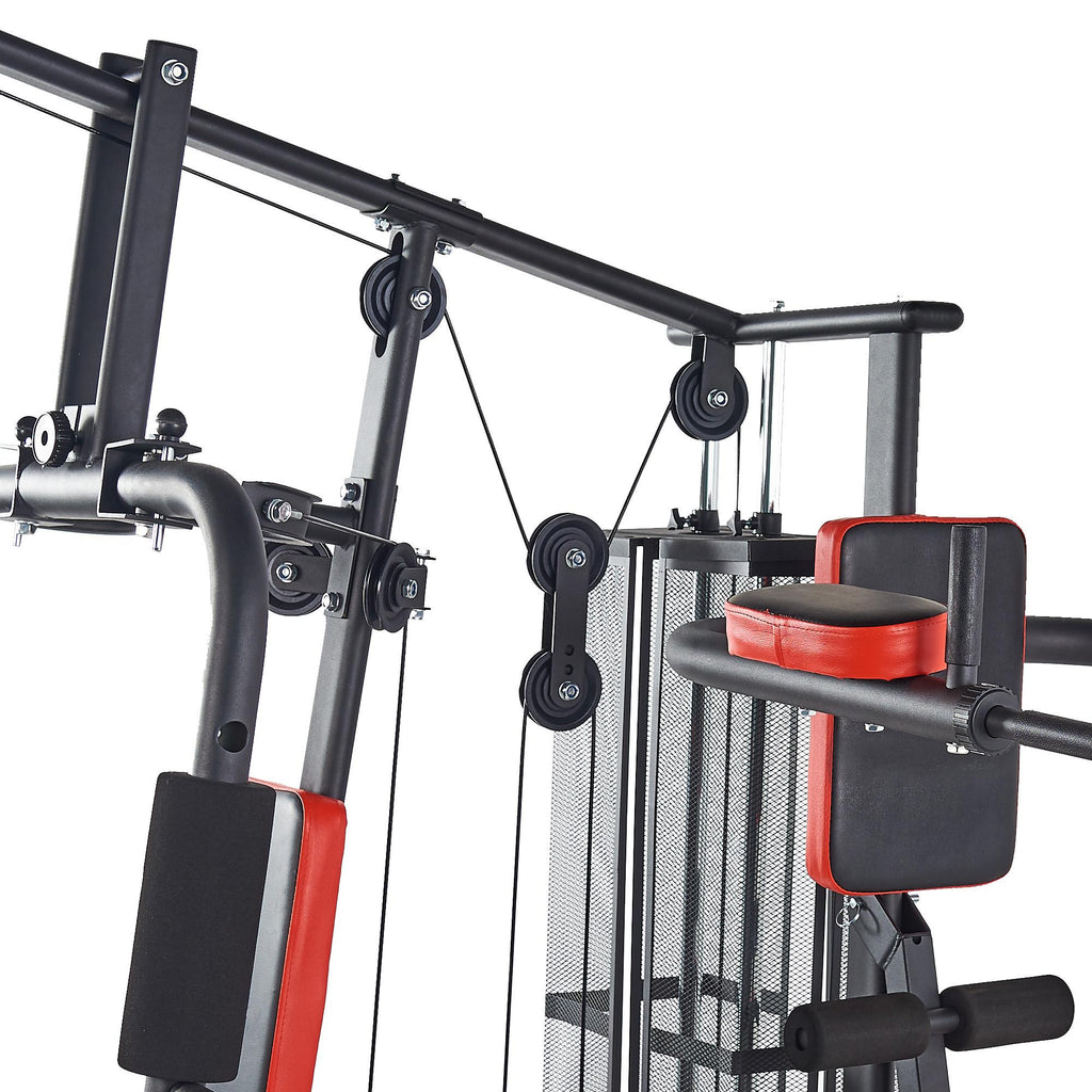 Everyday Essentials RS 90XLS Home Gym System Multiple Purpose Workout Station with 380 lbs of Resistance, 145 lbs Weight Stack, Comes with Installation Instruction Video