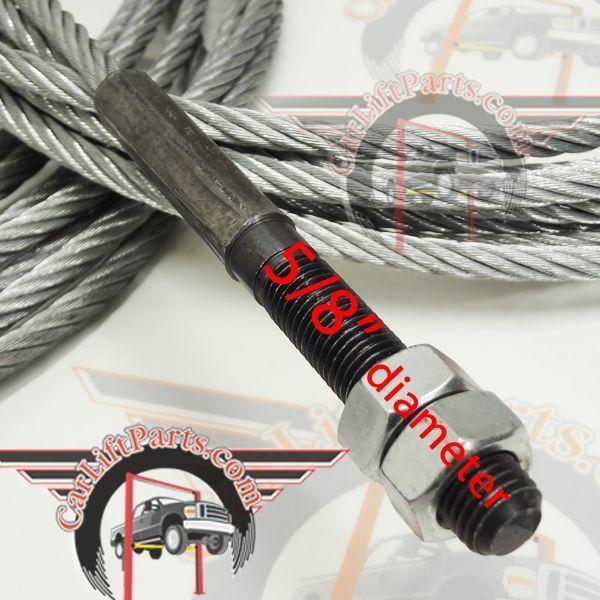 Bend Pak Lift / Magnum Lift MX-10CX Equalizer Cables Set of 2 Bendpak # 5595515