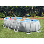 16.5ft x 9ft x 48in Rectangular Pool Set w/ Filter Cartridges (6 Pack)