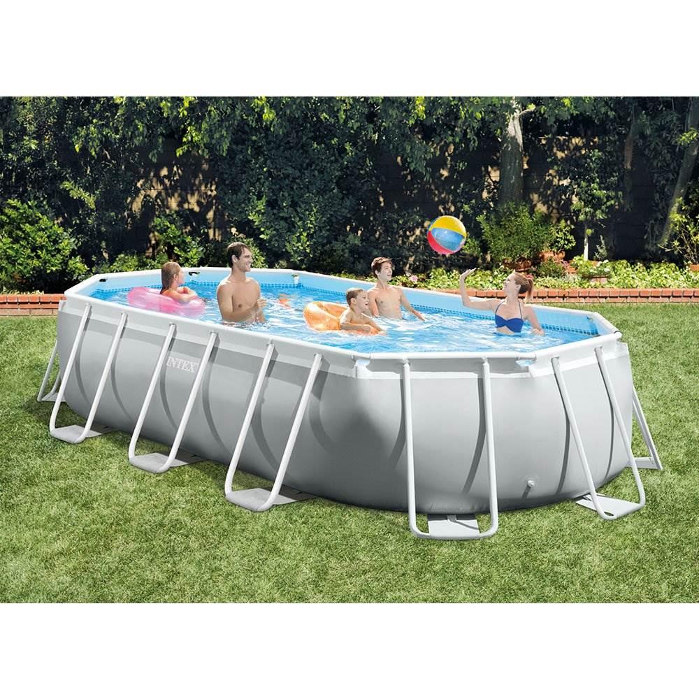16.5ft x 9ft x 48in Rectangular Pool Set w/ Filter Cartridges (6 Pack)