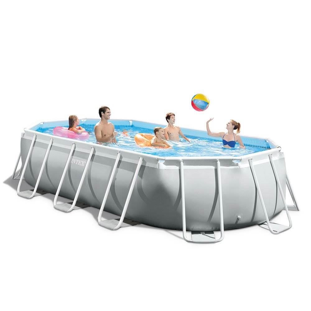 16.5ft x 9ft x 48in Rectangular Pool Set w/ Filter Cartridges (6 Pack)