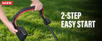 40V 16" Electric Lawn Mower, 2-in-1 Brushless Cordless Lawn Mower, Walk-Behind Push Mowers with 5-Position Height Adjustment, 2 x 4.0Ah Batteries &amp; Charger Included, LM16I5H