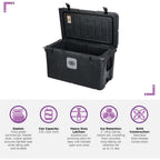 Elite 78 Qt. Rotational-Molded Customizable Cooler System in Basalt