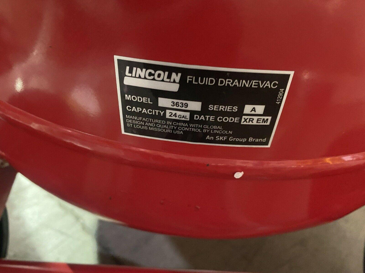 LINCOLN 3639 Fluid Drain/Evacuato