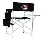 Florida State University Black Sports Chair with Digital Logo