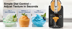 Slushie Machine & Ice Cream Maker Machine 2-IN-1, 6 Modes for Smoothies, Milkshakes, Cocktails, Margarita, and Ice Cream, No Ice Needed, Self-Cleaning, For Home Use