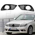 2008-2010 Benz C-Class W204 Pair Front Bumper Fog Light Grill Generic