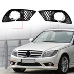 2008-2010 Benz C-Class W204 Pair Front Bumper Fog Light Grill Generic