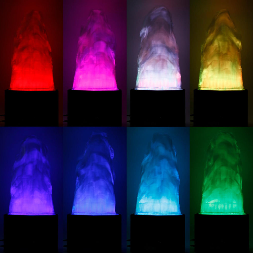 TC-Home LED Fake Fire Light 150W Artificial Bonfire Lamp 24 LEDs RGB 3in1 DMX-512 Controlled