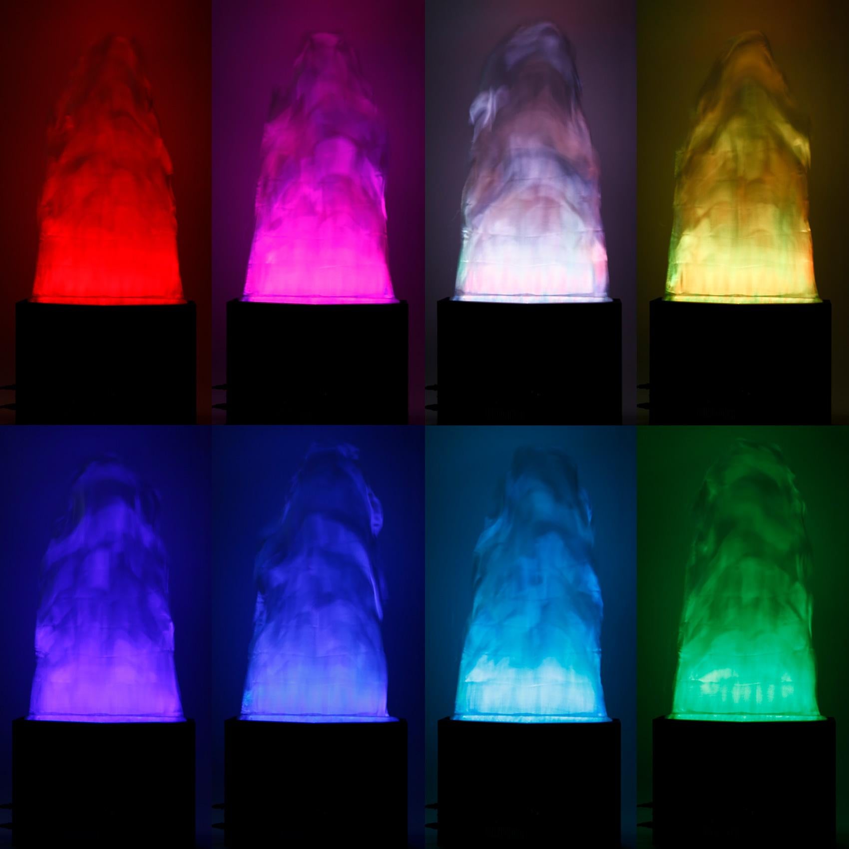 TC-Home LED Fake Fire Light 150W Artificial Bonfire Lamp 24 LEDs RGB 3in1 DMX-512 Controlled