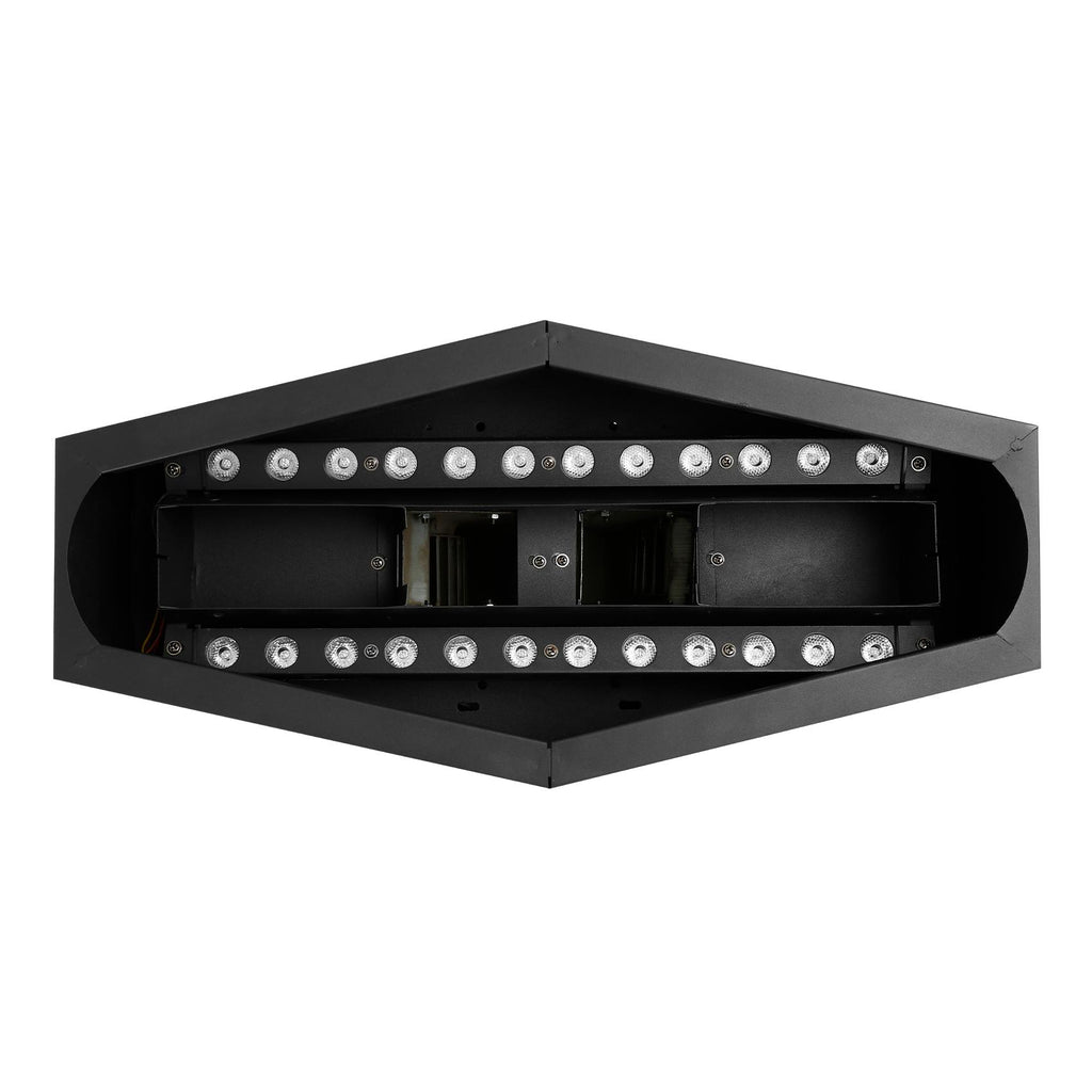 TC-Home LED Fake Fire Light 150W Artificial Bonfire Lamp 24 LEDs RGB 3in1 DMX-512 Controlled