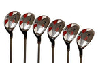 Majek Senior Men’s Golf All Hybrid Partial Set, which Includes: #6, 7, 8, 9, PW +SW Senior Flex Right Handed Utility “A” Flex Club