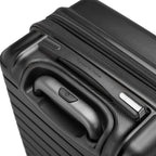 Archer Polycarbonate Hardside Spinner Luggage Set, Black, 2-Piece