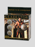 Gladiator Inflatable Male Sex Doll with 7 Inch Realistic Dildo 34.7oz, Flesh Pink
