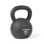 Fitness 28 KG Cast Iron Kettlebell, Single Piece Casting, KG and LB Markings, Full Body Workout