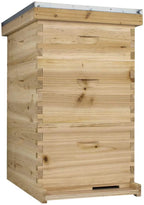 nubee starter 10 frame beehive kit - includes 2 hive bodies, 1 super box, pine frames, wax coated foundations and more