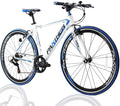 PANTHER(Japanese Brands) Hybrid Bike 7speeds, Shifting System Split Controller,Lightweight Aluminum Frame,700×25C Wheels, Release Disassembled Wheels