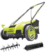 sun joe aj798e 12-amp 13-inch electric dethatcher and scarifier &amp; syngenta 46256 tenacity 8oz herbicide, clear