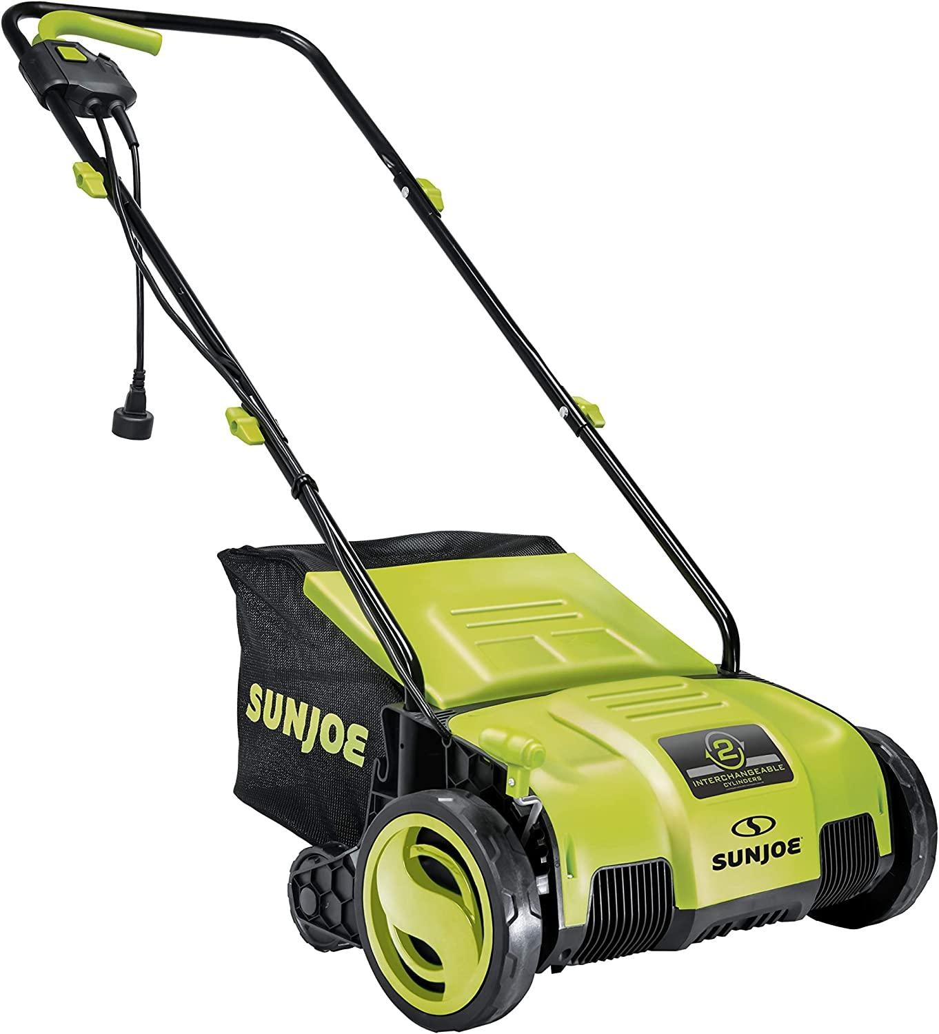 sun joe aj798e 12-amp 13-inch electric dethatcher and scarifier &amp; syngenta 46256 tenacity 8oz herbicide, clear