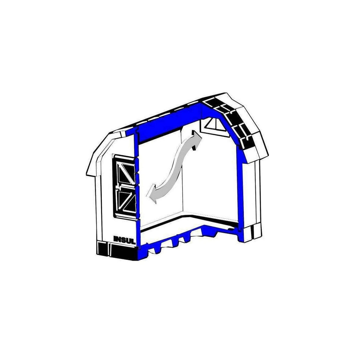 ASL Solutions Deluxe Dog Palace LarDoghouse - Includes Heater and Fan
