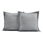 Lush Decor Farmhouse Yarn Dyed Plaid Eco-Friendly Recycled Cotton Reversible Comforter, Full/Queen, Black/White, 5-Pc Set