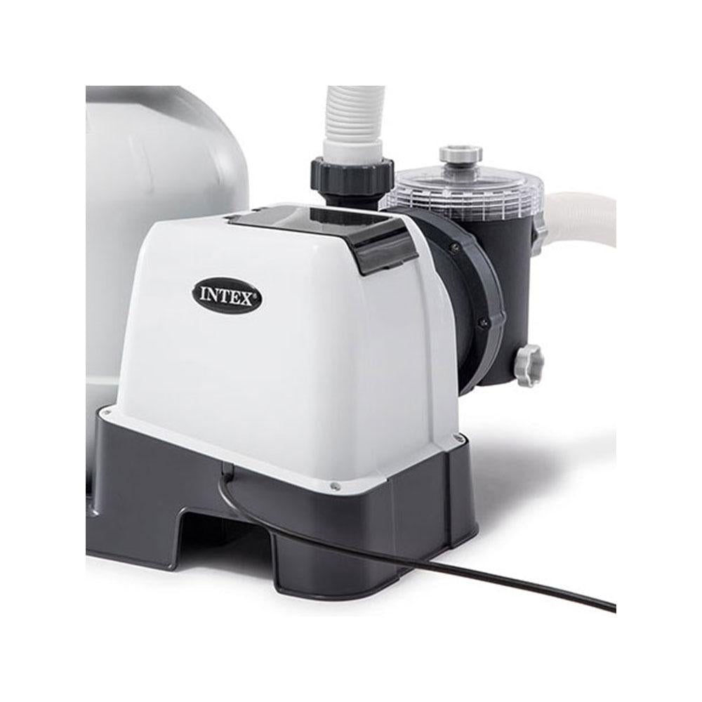 intex 2100 gph above ground pool sand filter pump with automatic timer (2 pack)