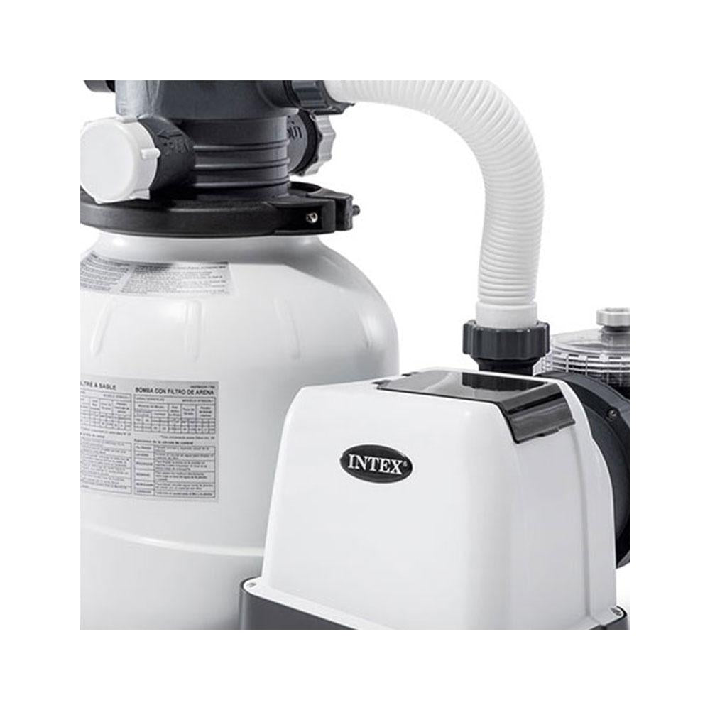 intex 2100 gph above ground pool sand filter pump with automatic timer (2 pack)