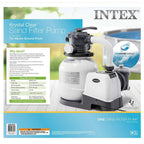 intex 2100 gph above ground pool sand filter pump with automatic timer (2 pack)