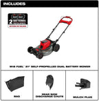 for .d M18 Fuel 21 Inch Self-Propelled Dual Battery Mower (Bare Tool)