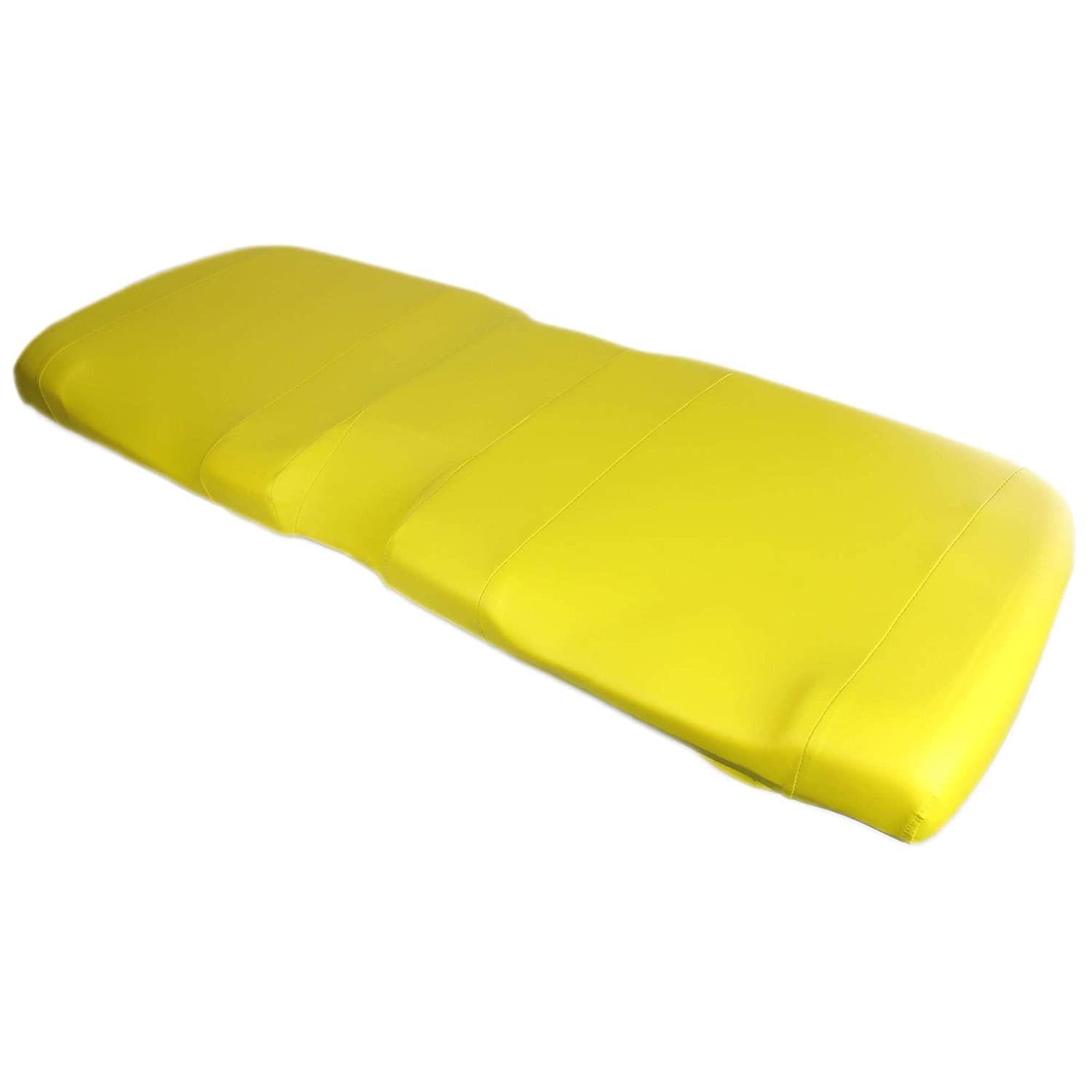 e-am140624 directfit yellow seat bottom cushion for john deere 4x2 hpx, 4x4 hpx, hpx615e, hpx815e, xuv625i, xuv825i, xuv855d, xuv825e, xuv825m, xuv855e, xuv855m gators+